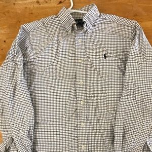 Gingham sport shirt